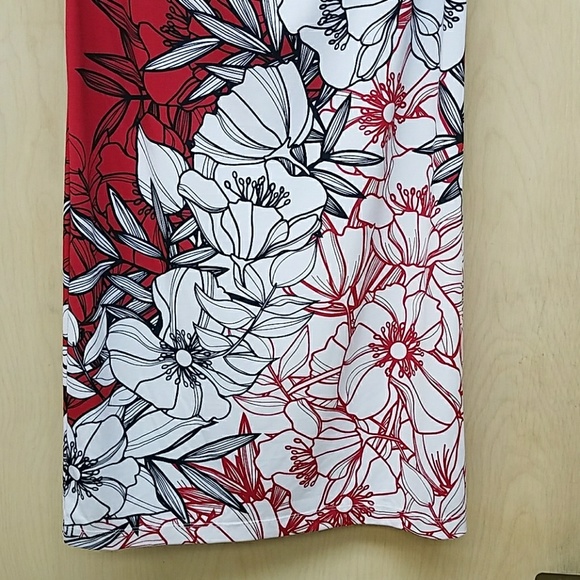 Cato Red Black White dress - Picture 3 of 6